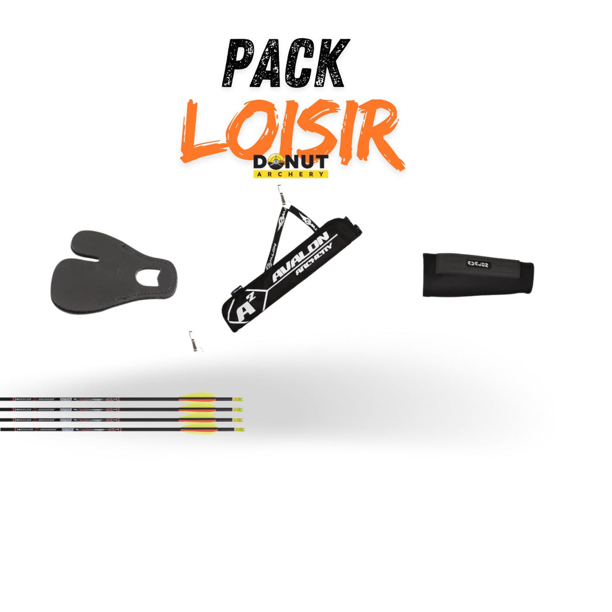 Kit d'Initiation Tir à l'Arc — Pack Loisir Avalon Donut Archery