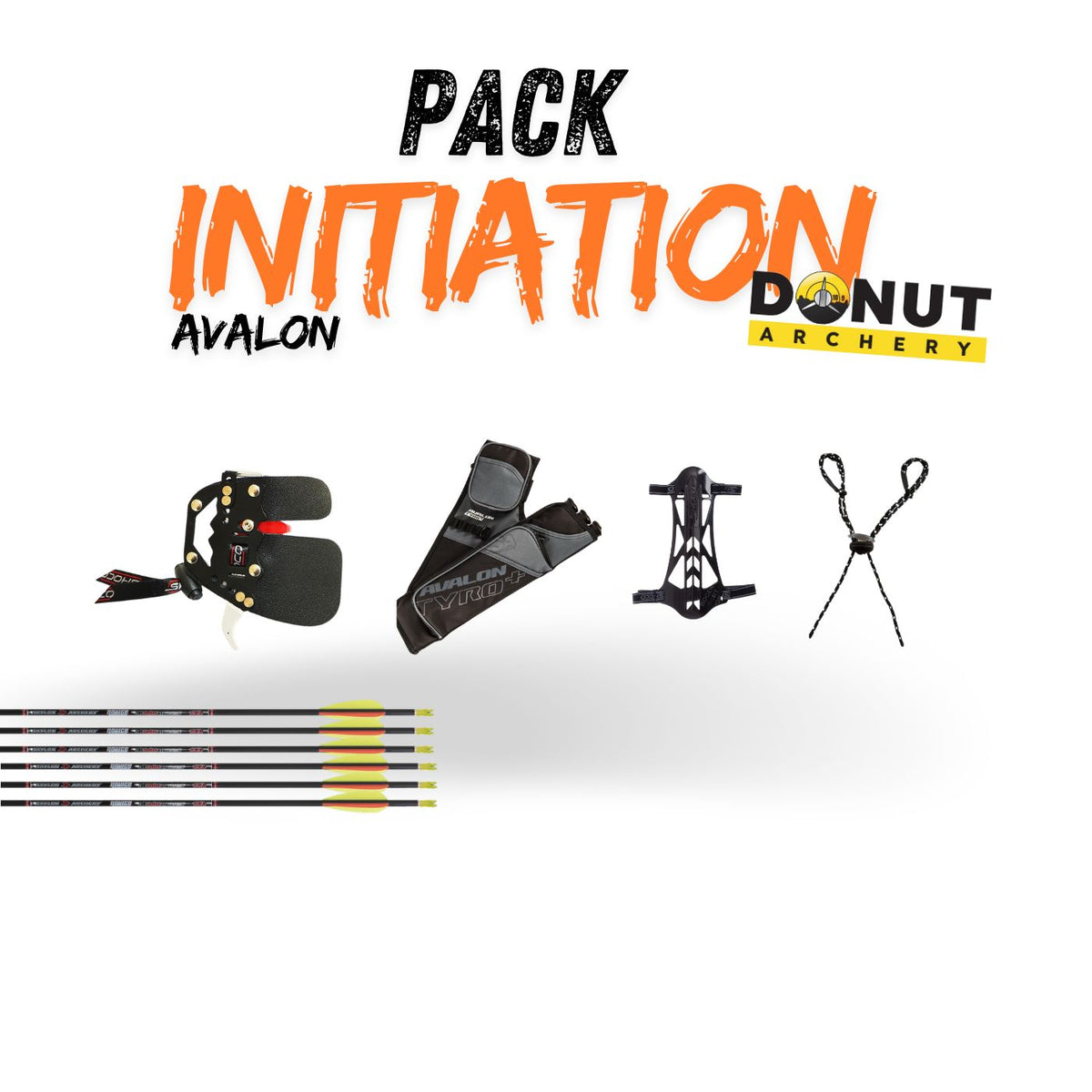 Kit d'Initiation Tir à l'Arc — Pack Avalon Donut Archery