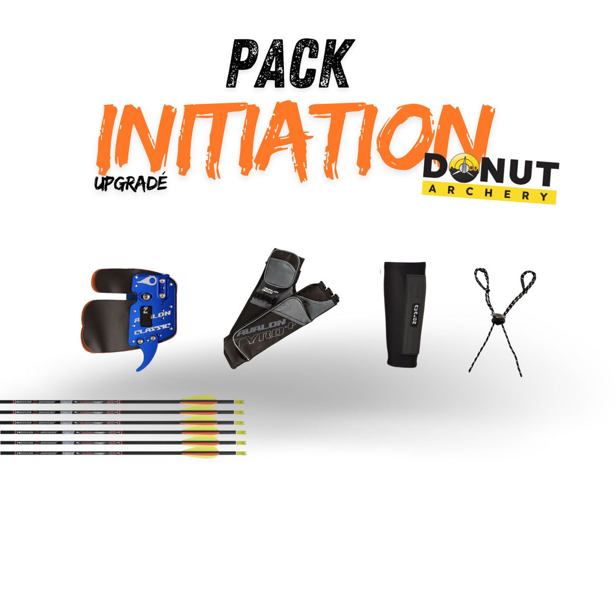Kit d'Initiation Tir à l'Arc — Pack Avalon Donut Archery