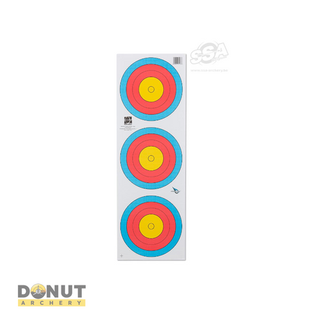 Blason tir à l'arc Fita Tri Spot 40Cm Arc à poulie Avalon