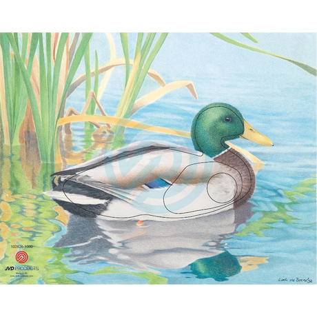 Blason Animalier tir à l'arc JVD Duck