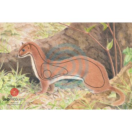 Blason Animalier tir à l'arc JVD Ermine