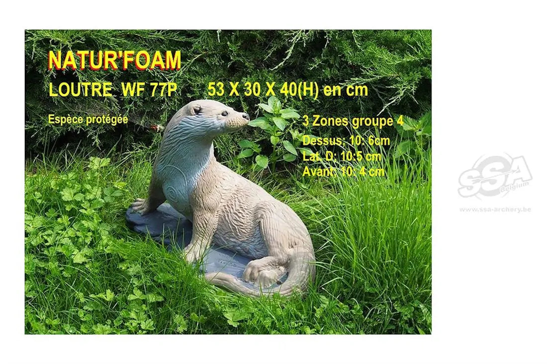 Cible 3D Natur Foam Otter