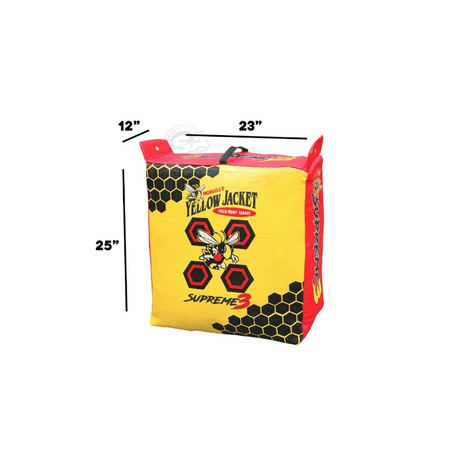 Cible Portable tir à l'arc Morrell Yellow jacket supreme 3 23"x 23"x 12"
