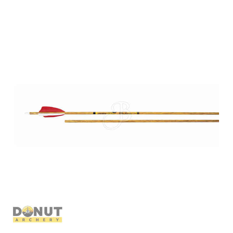 Fleches Carbone Cross-X Madera Light Plumes Naturelles   (par 12)