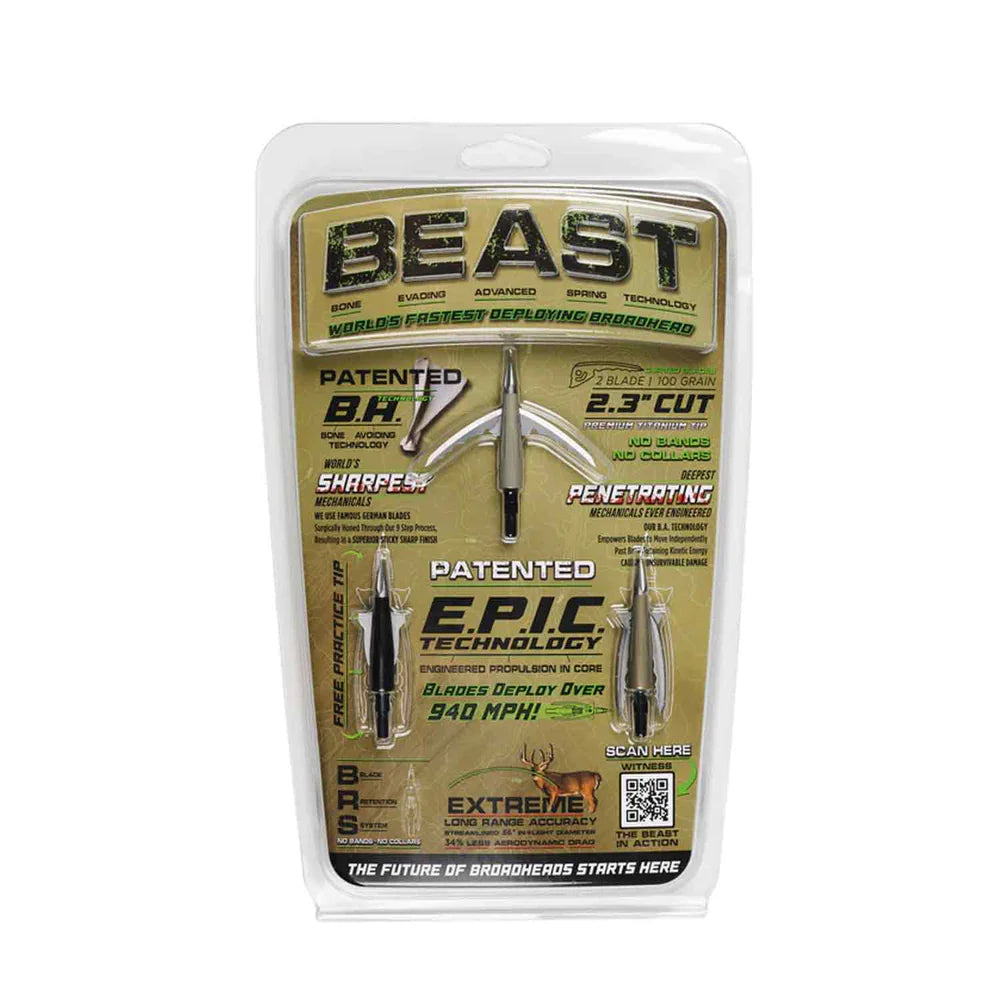 Lames Mecaniques Bowmar Beast 2.3" (par 2)