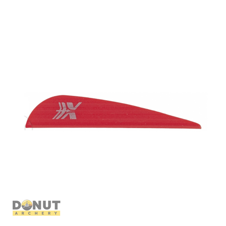 Plume de flèche Plastique CROSS-X Parabolique Nerve (par 100)