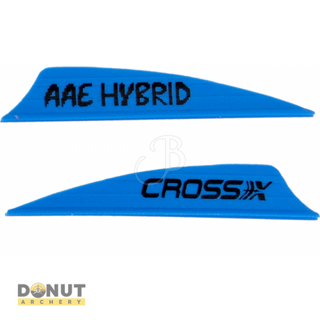 Plume de flèche Plastique Cross-X Hybrid (par 50)
