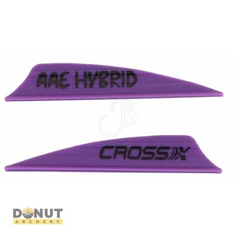 Plume de flèche Plastique Cross-X Hybrid (par 50)