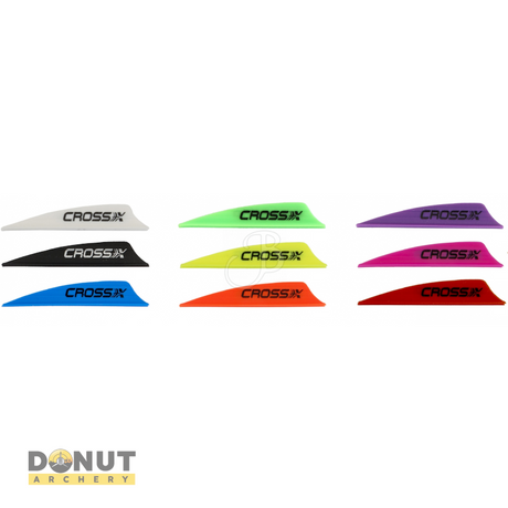 Plume de flèche Plastique Cross-X Hybrid (par 50)