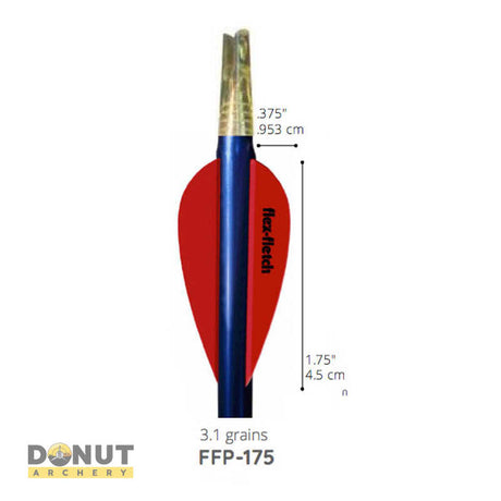 Plume de flèche Plastique Flex-Fletch FFP175 (par 100)
