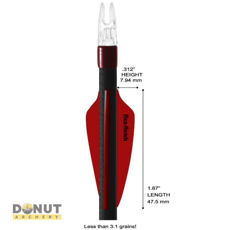 Plume de flèche Plastique Flex-Fletch FFP187