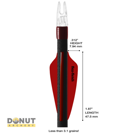 Plume de flèche Plastique Flex-Fletch FFP187