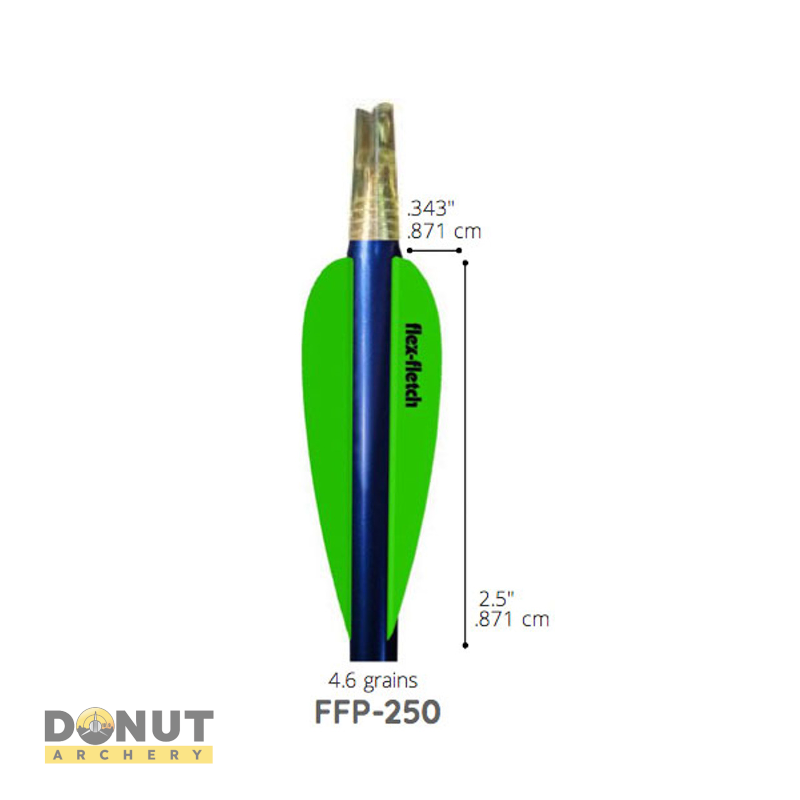 Plume de flèche Plastique Flex-Fletch FFP250 (par 100)