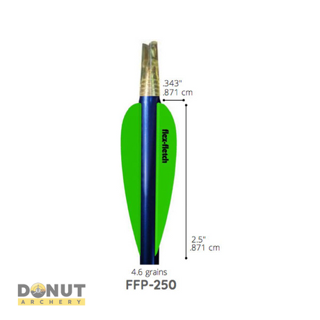 Plume de flèche Plastique Flex-Fletch FFP250 (par 100)
