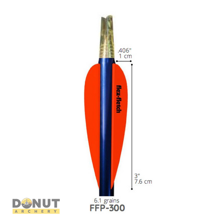 Plume de flèche Plastique Flex-Fletch FFP300 (par 100)