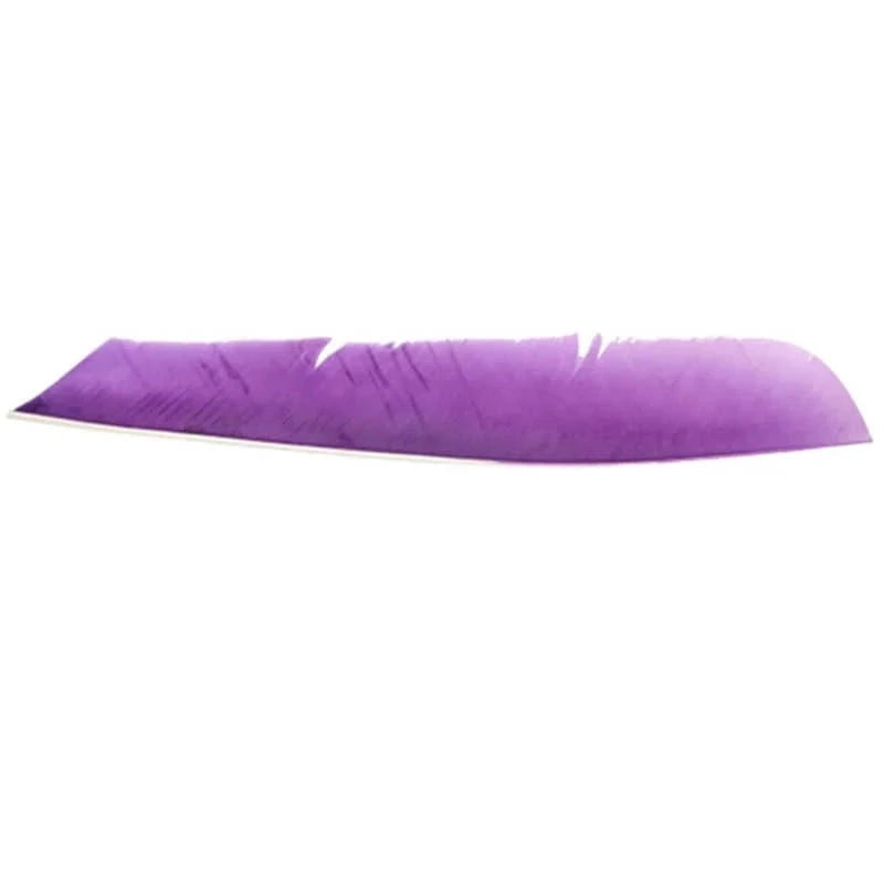 50 Plumes Naturelles De Dinde Pour Flèches – Pleine Longueur Spirale, 13 Couleurs Au Choix, Pour Tir à L'Arc Chasse
