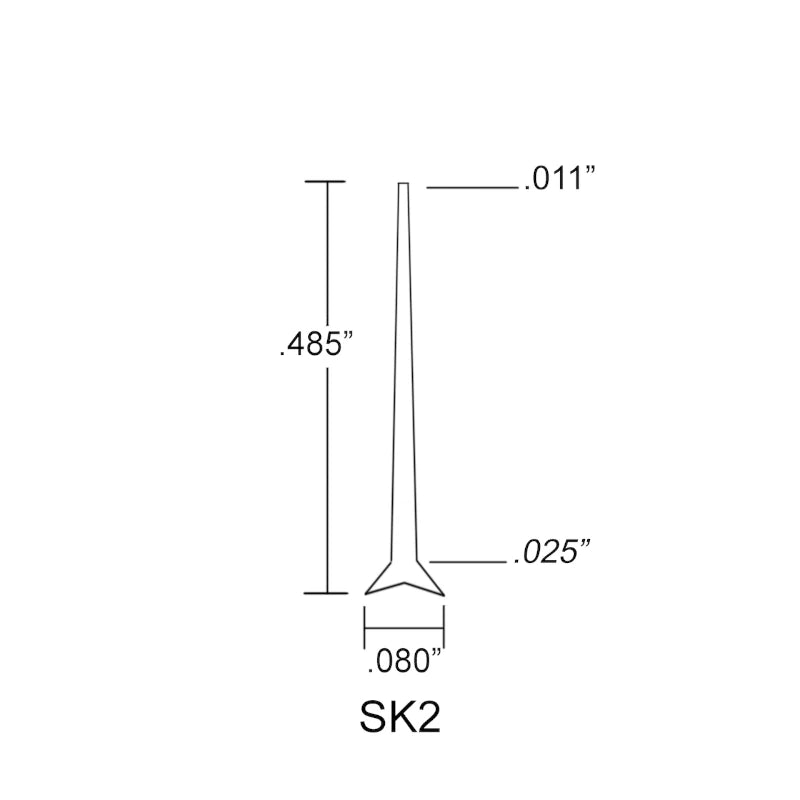Plume de flèche Plastique Flex-Fletch SK2