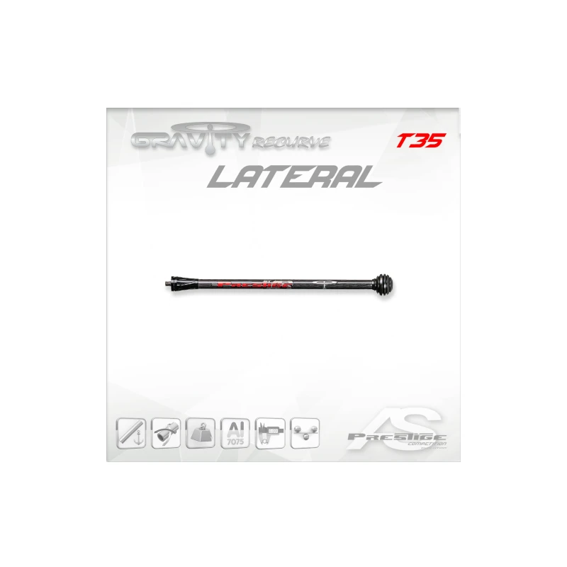 Stabilisateur V-Bar Réglable Simple Côté – Tir à L'arc – Arc Classique/poulies – GD