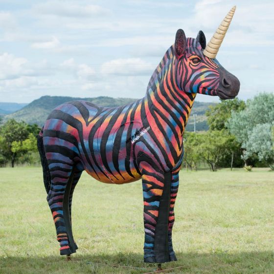 Cible 3D Wildcrete Zebre