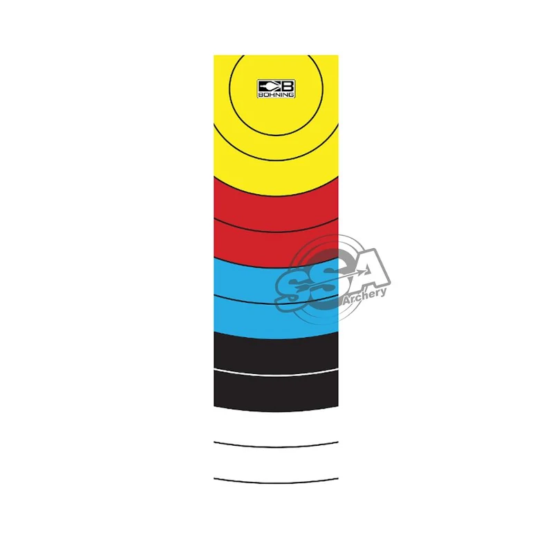 Enveloppements De Flèches Bohning XS – Sud Drapeau – 7″ Long – Lot De 12 – Vinyle Noir Et Blanc