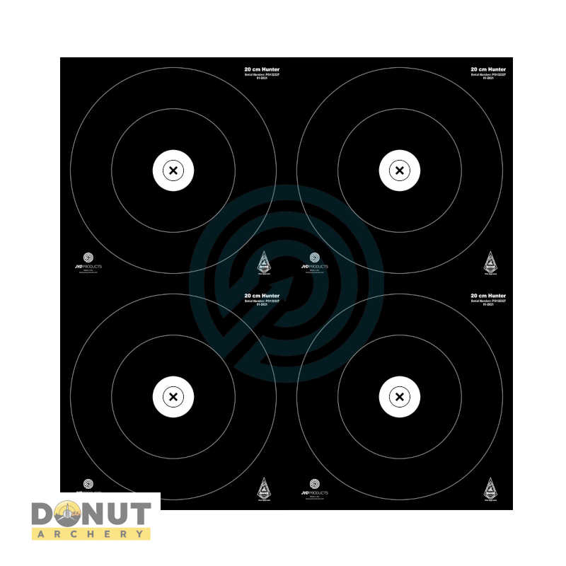 Blason tir à l'arc Ifaa JVD Hunter 4 X 20cm
