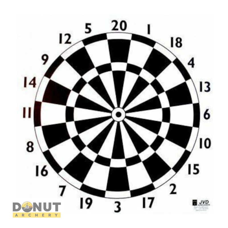 Blason tir à l'arc Darts 80cm