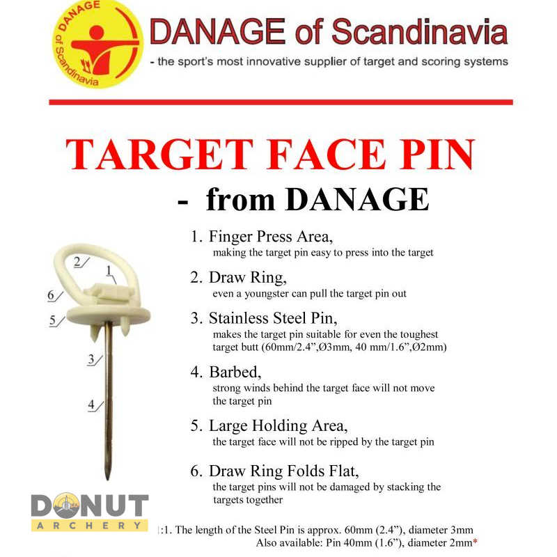 Clou Metalique Danage (par 8)