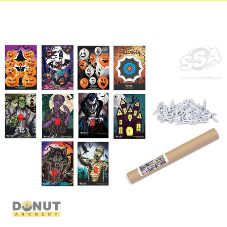 Lot De 10 Blason tir à l'arc  Loisir Egertec Halloween