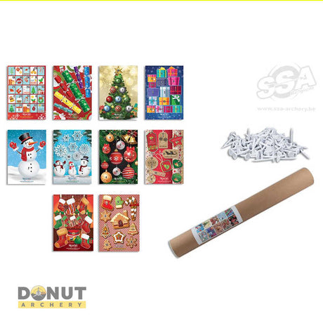 Lot De 10 Blason tir à l'arc Loisir Egertec Noël