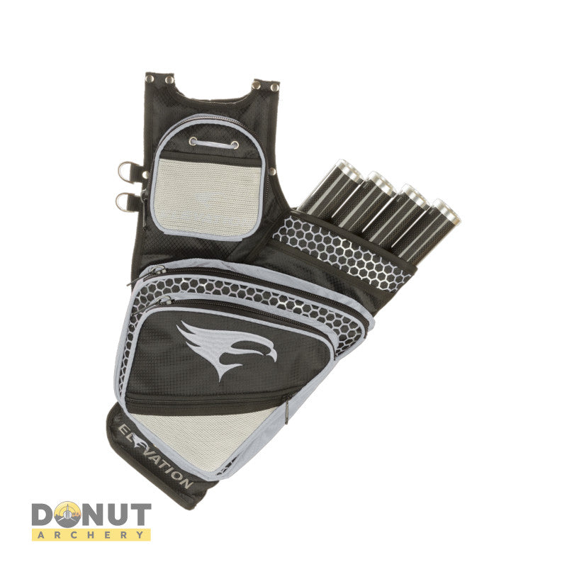 Carquois d'arc Booster Carbon 3 Fleches - Noir / Ambidextre - Carquois