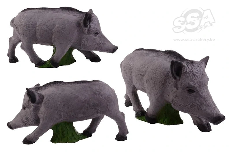 Cible 3D Sanglier rouge SRT | Gengis