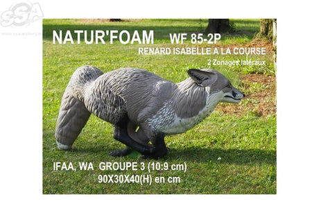 Cible 3D Natur Foam Fox - Running