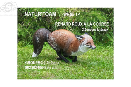 Cible 3D Natur Foam Red Fox - Running