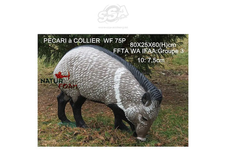 Cible 3D Natur Foam Peccary