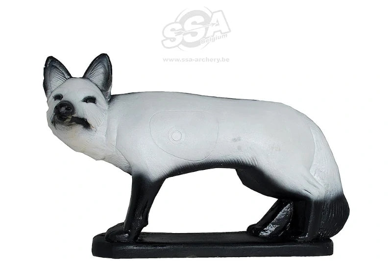 Cible 3D Wildlife Fox White Debout