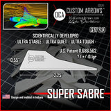 Plume de flèche Plastique DCA Super Sabre (par 100)