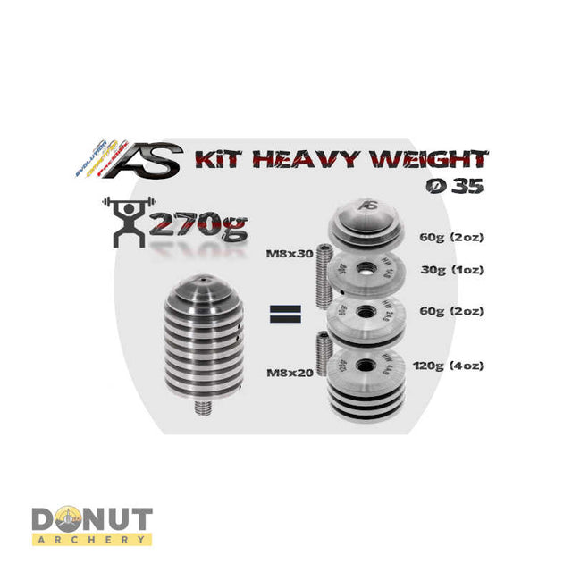  Kit Masses Arc Systeme Heavy weight  