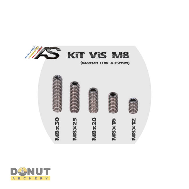 Kit Visserie M8 Arc Systeme masses HW