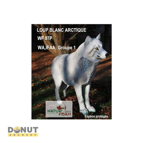 Cible 3D Natur Foam Arctic White Wolf - Debout