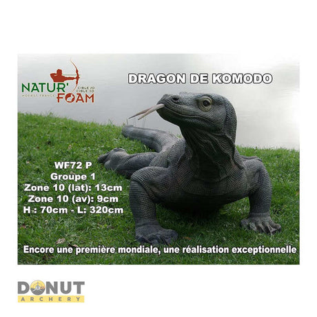 Cible 3D Natur Foam Komodo Dragon