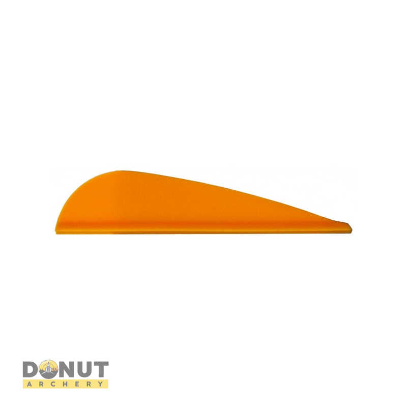 36 Plumes De Flèche En Plastique Orange - Longueur 2,5 Pouces, Pour Tir à L'arc DIY, Flèches Bois, Carbone, Fibre
