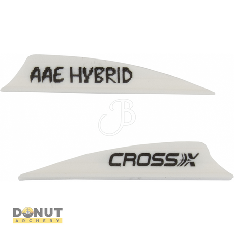 Plume de flèche Plastique Cross-X Hybrid (par 50)