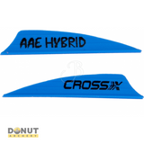 Plume Plastique Cross-X Hybrid (par 50)