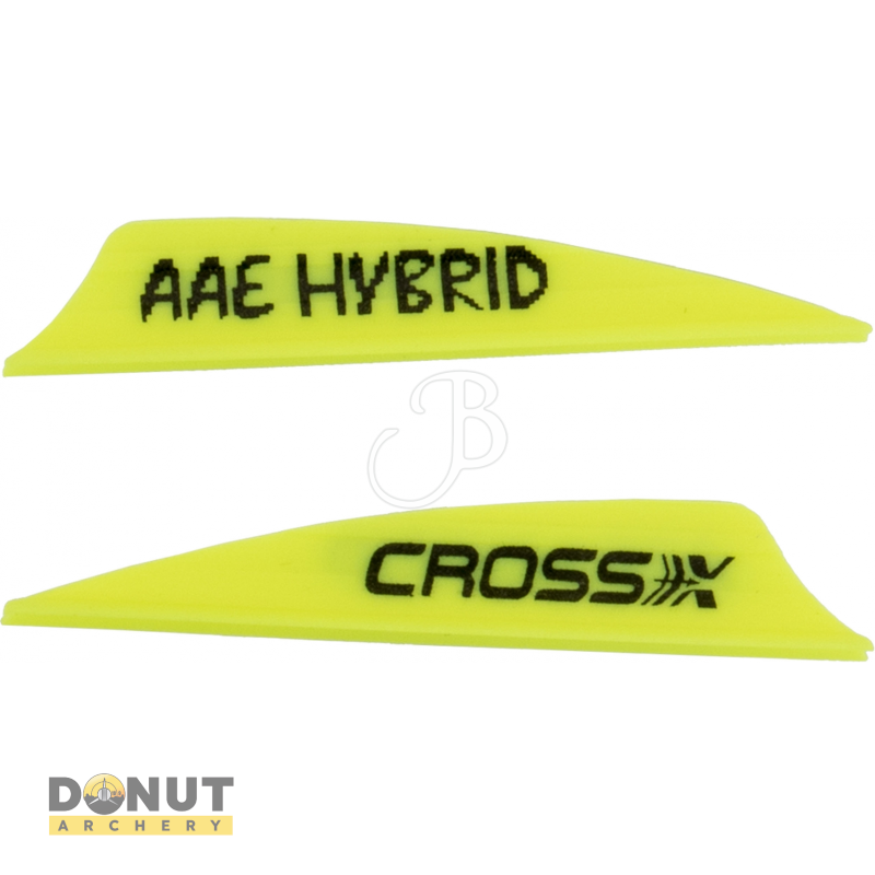 Plume Plastique Cross-X Hybrid (par 50)