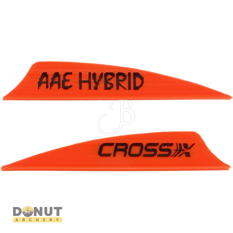 Plume Plastique Cross-X Hybrid (par 50)