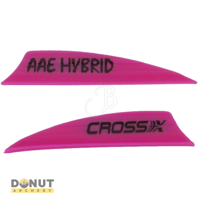 Plume Plastique Cross-X Hybrid (par 50)