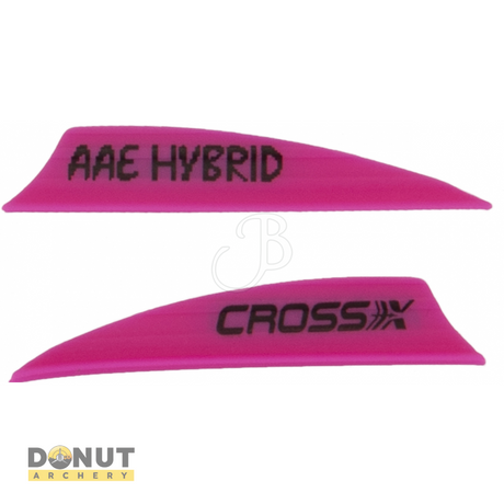 Plume de flèche Plastique Cross-X Hybrid (par 50)