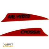 Plume Plastique Cross-X Hybrid (par 50)