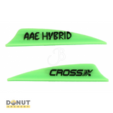 Plume Plastique Cross-X Hybrid (par 50)